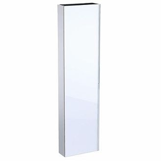 Шкаф пенал Geberit Acanto, плоский, 450x1730x174 мм, белое стекло (500.637.01.2)