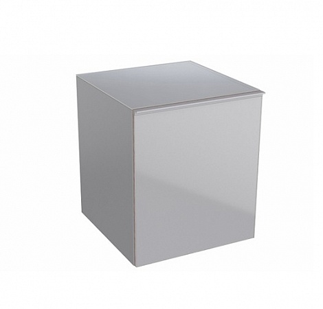 Шкафчик боковой Geberit Acanto 450x520x476 мм, песчаное стекло (500.618.JL.2)