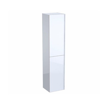 Шкаф пенал Geberit Acanto 380x1730x360 мм, белое стекло (500.619.01.2)