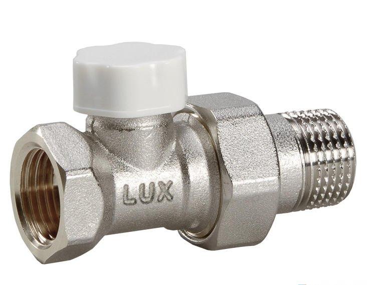 Клапан Luxor easy DD 121 1/2' линейный запорный на обратную подводку (арт. 11262100)